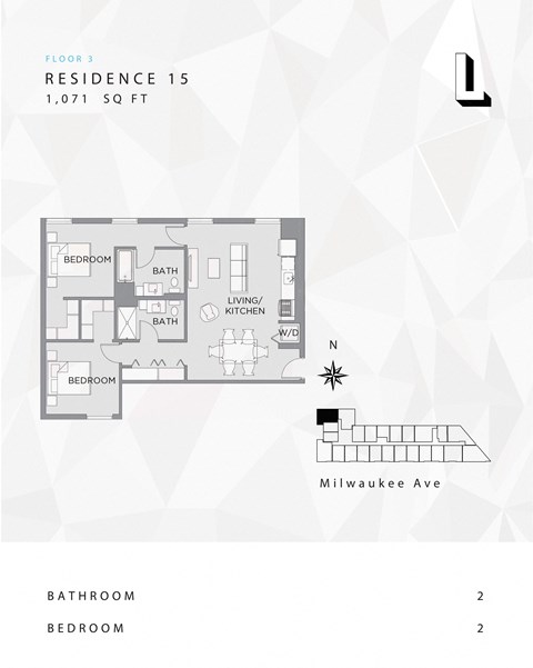 the floor plan of residence 15